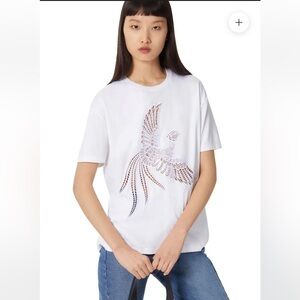 KENZO, Embroidered Flying Phoenix Top 🖤 Size Small